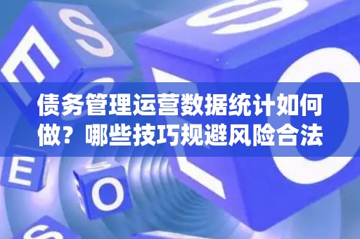 债务管理运营数据统计如何做？哪些技巧规避风险合法？