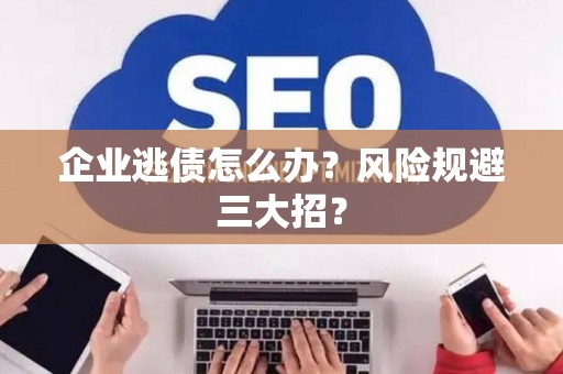 企业逃债怎么办？风险规避三大招？